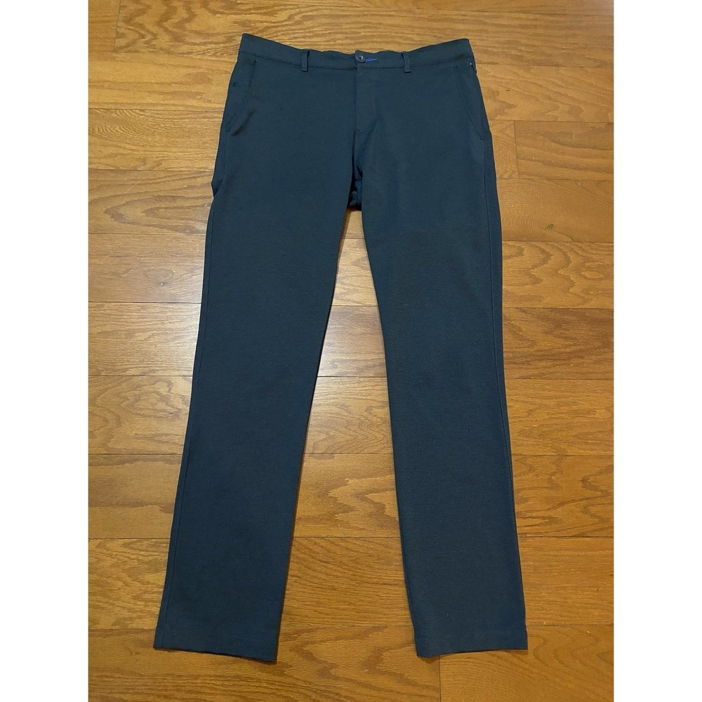 Twillory Pants Men 34x34 Tag Tailored Fit Grey AIR Pant Technical 32" Inseam